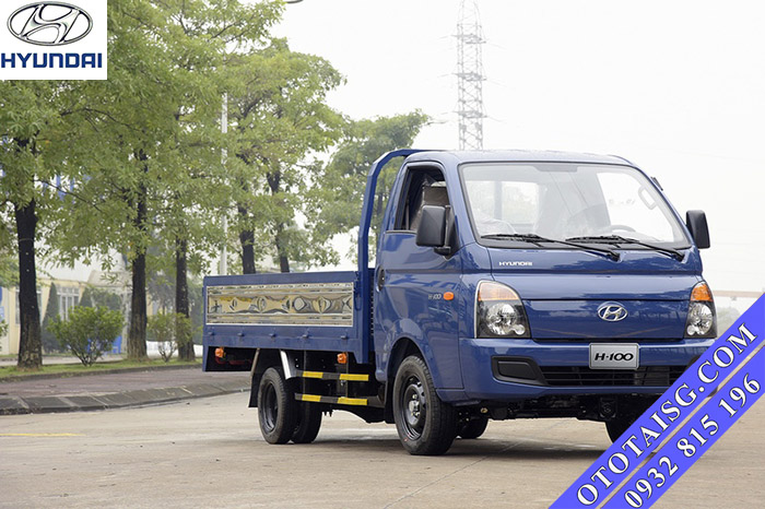 Hyundai H100 thùng lửng tiện dụng, rộng chở được nhiều loại hàng hóa như vật liệu xây dựng, giá rẻ-ototaisg.com
