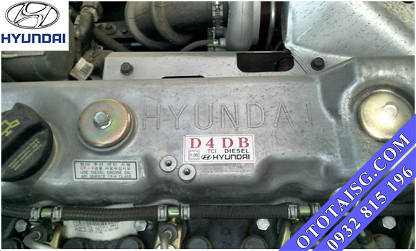 Động cơ Hyundai D4DB-D phun dầu điện tử cực kỳ tiết kiệm của xe tải Hyundai HD65 hạ tải-ototaisg.com