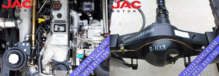 Jac 2t4 sở hữu khối động cơ theo công nghệ sản xuất và chất lượng Isuzu vô cùng bền, mạnh mẽ và cực kỳ tiết kiệm nhiên liệu-ototaisg.com