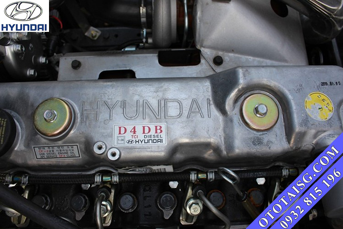 Động cơ Hyundai D4DB 4 lít nhập khẩu ga cơ có trang bị TURBO tăng áp-ototaisg.com