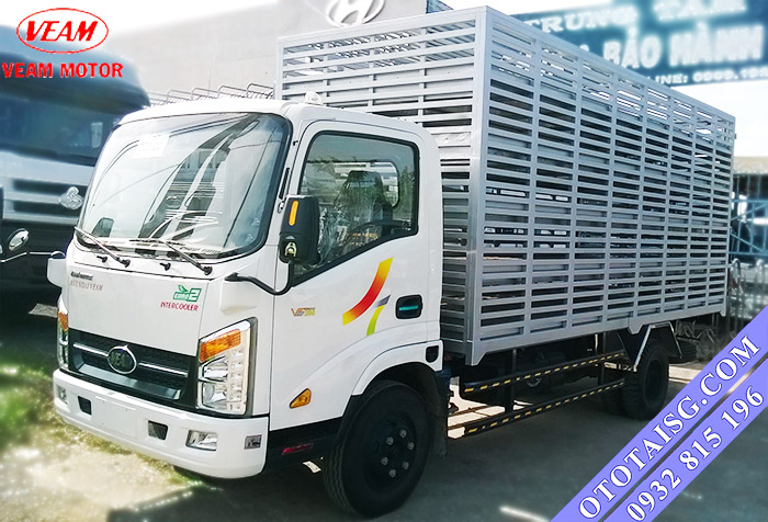 Xe tải Veam chở gia cầm, xe chở gà vịt giá cực rẻ đóng tại Ô TÔ TẢI SÀI GÒN, hỗ trợ mua xe trả góp-ototaisg.com