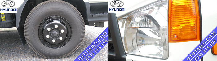 Hyundai HD120s 8 tấn được nhập khẩu 3 cục, sử dụng cỡ lốp lớn 8.25 - 16 thuận tiện chở nặng-ototaisg.com