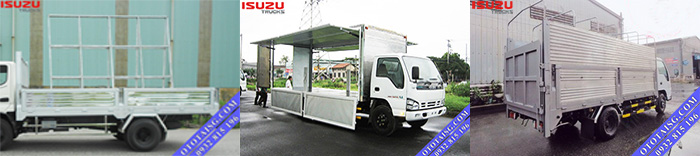 Xe tải đóng thùng chuyên dùng giá rẻ có giấy ngay như xe bửng nâng, thùng cánh dơi bán hàng lưu động, xe chở kính-ototaisg.com