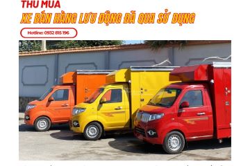 Thu mua xe tải bán hàng lưu động cũ đã qua sử dụng